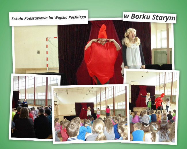 Uczniowie Szkoły Podstawowej w Borku Starym